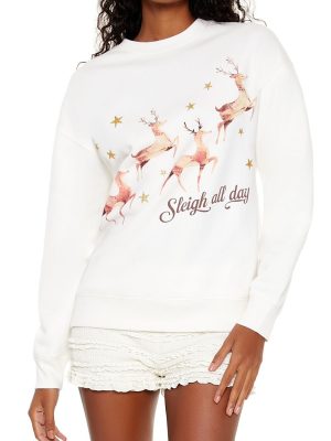 Sleigh All Day Reindeer Pullover