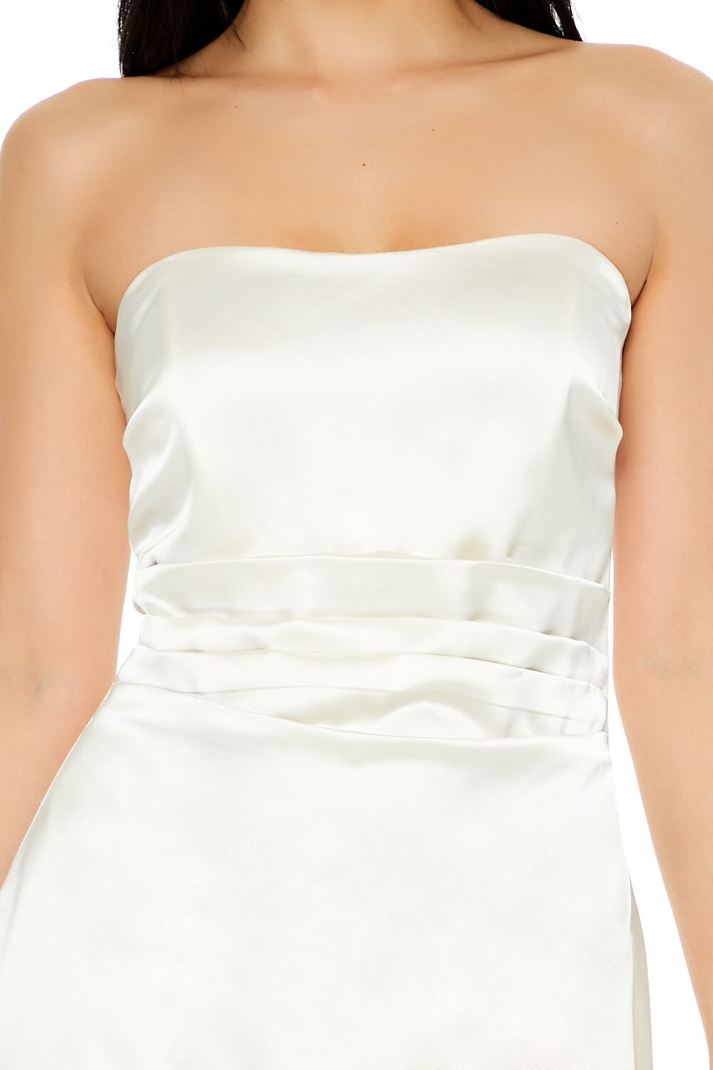 Satin Tube Handkerchief Mini Dress - Image 10