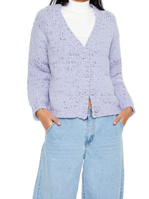 Marled Cardigan Sweater