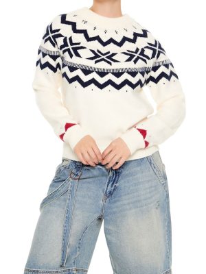 Geo Print Sweater