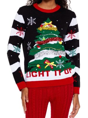 Light It Up Christmas Tree Sweater
