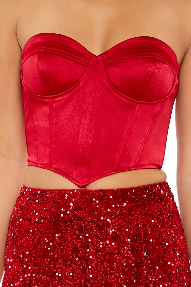 Satin Sweetheart Tube Top - Image 3