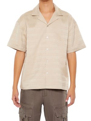 Striped Drop-Sleeve Shirt