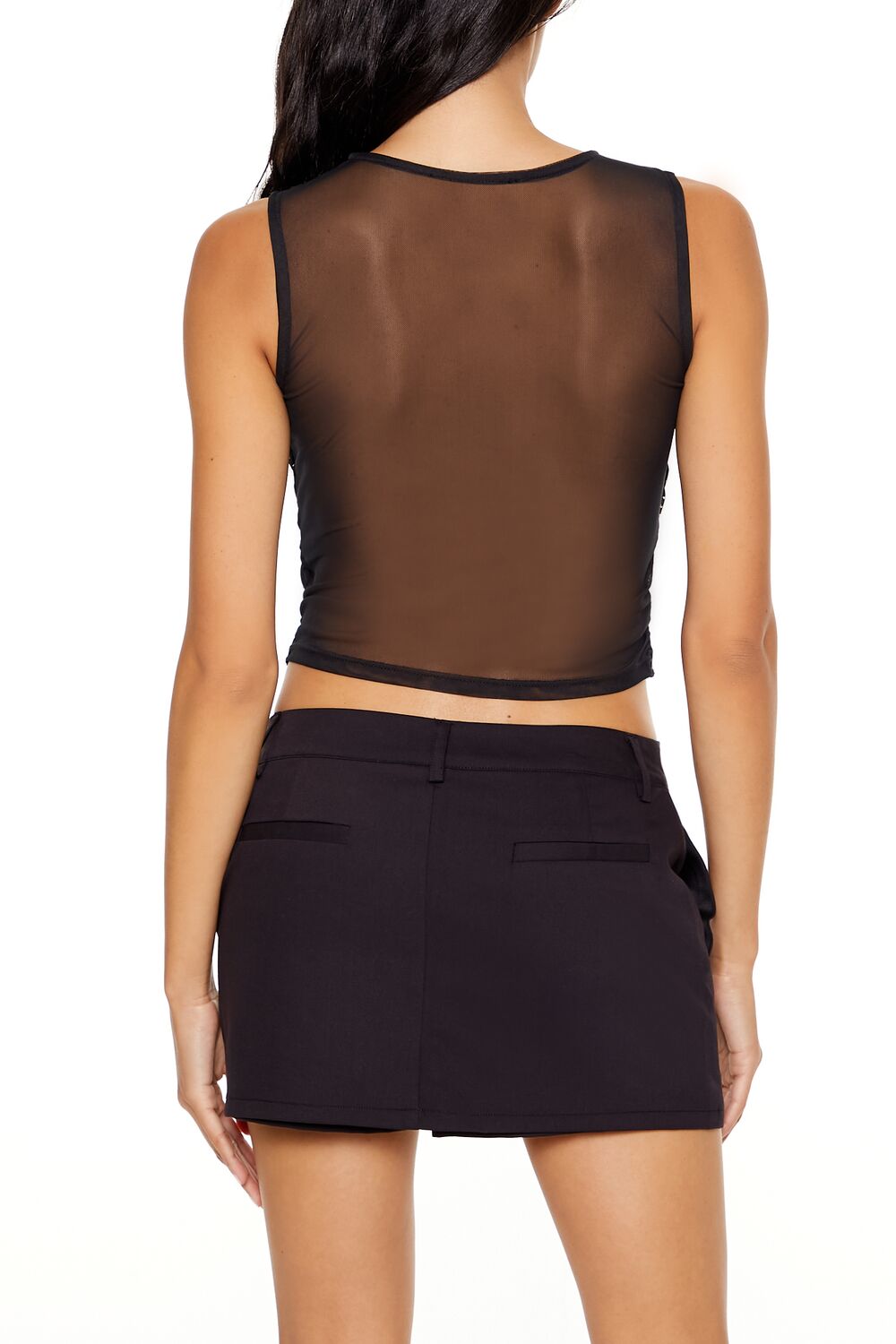 Rhinestone Illusion Crop Top - Image 5