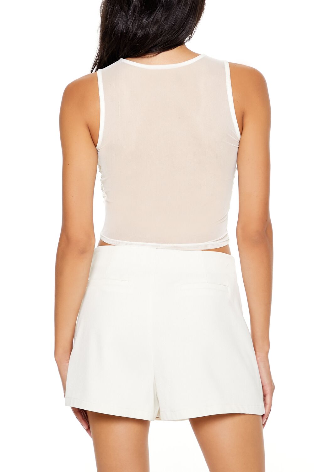 Rhinestone Illusion Crop Top - Image 10