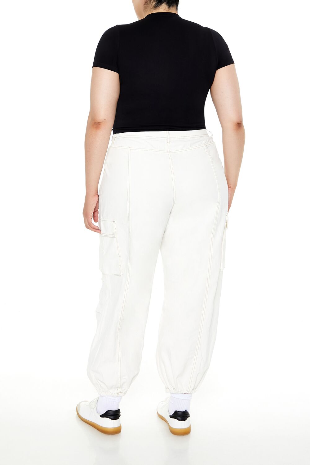 Plus Size High-Rise Cargo Joggers - Image 4