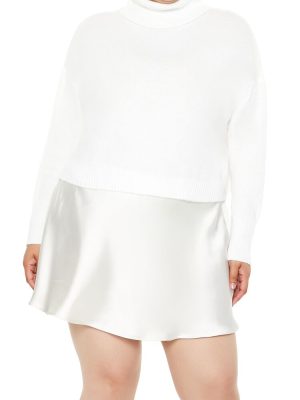 Plus Size Turtleneck Sweater