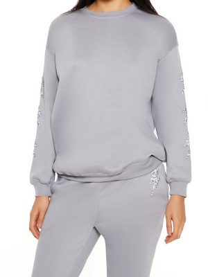 Glitter Lightning Bolt Pullover