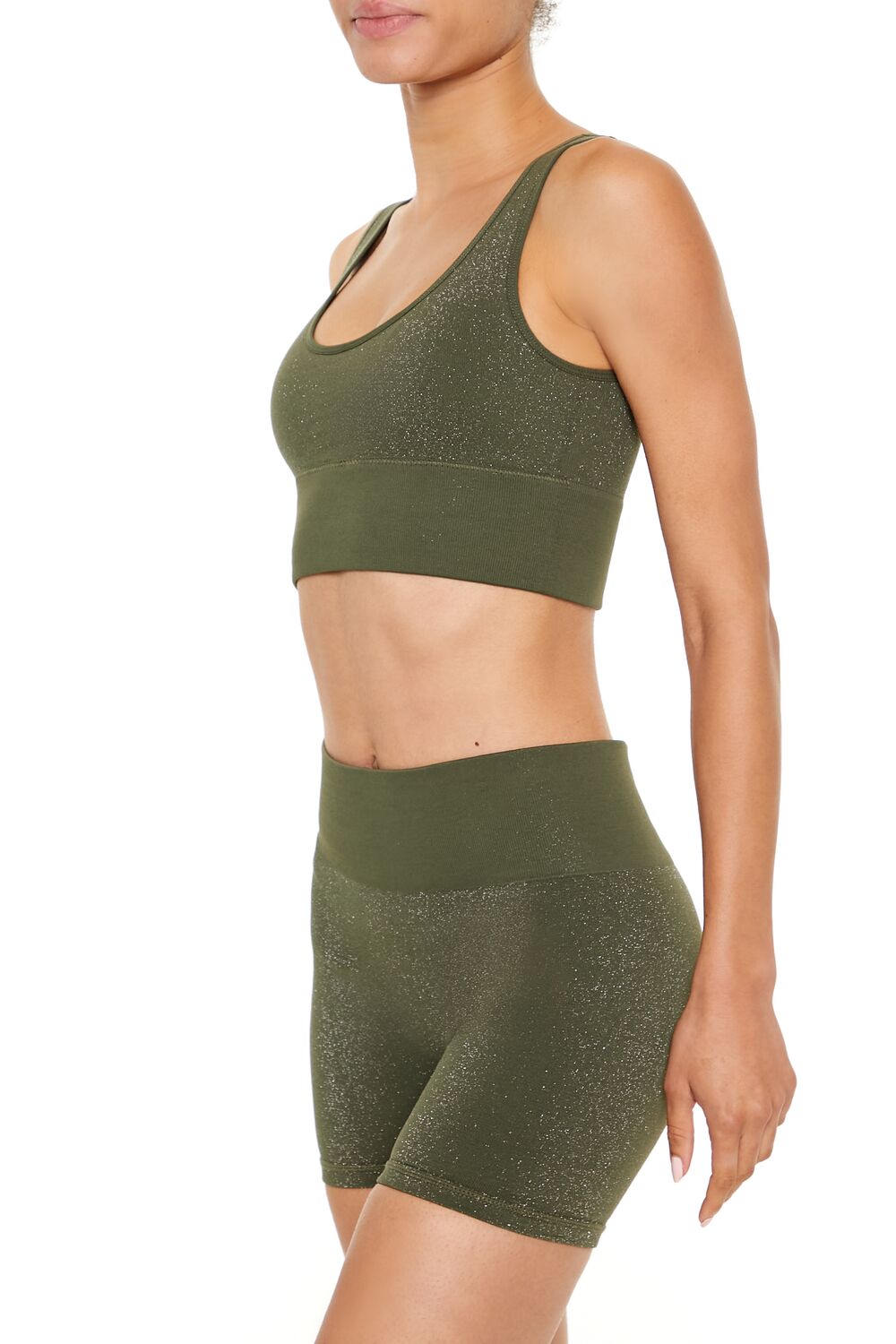 Active Seamless Glitter Sports Bra - Image 4