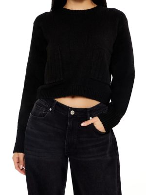 Cropped Crew Sweater
