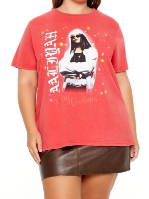 Plus Size Aaliyah Christmas Tee
