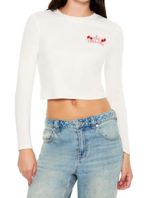 England Rosette Cropped Tee