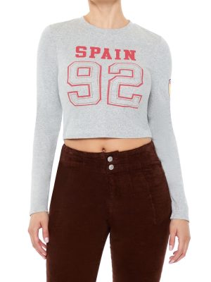 Spain 92 Graphic Cropped Tee