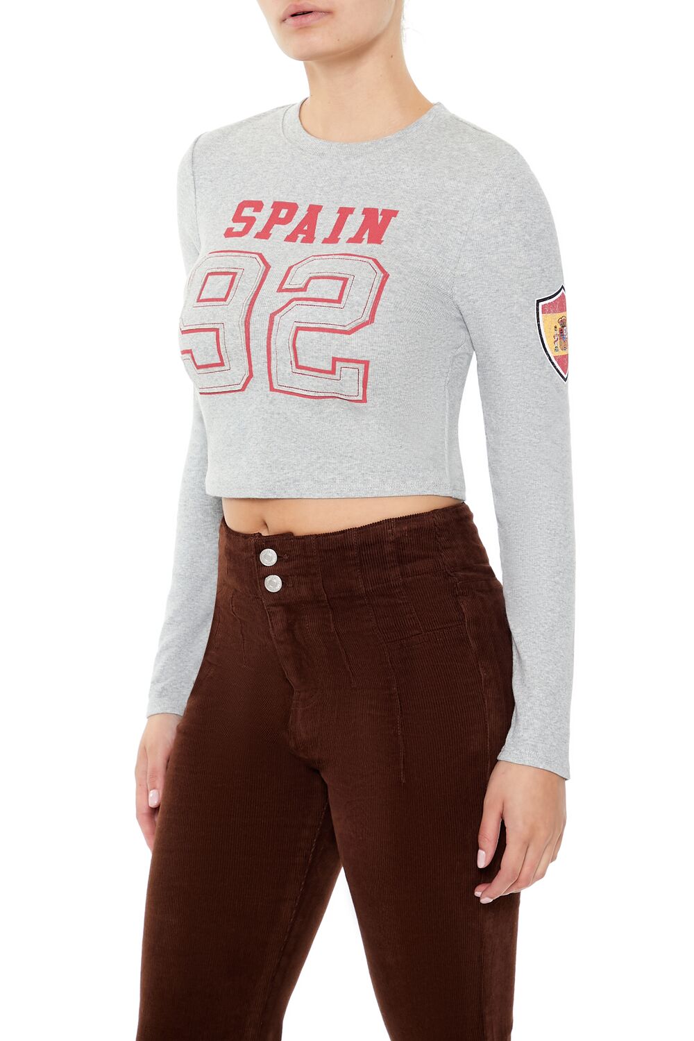 Spain 92 Graphic Cropped Tee - Image 4