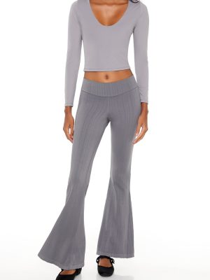Seamless High-Rise Flare Pants