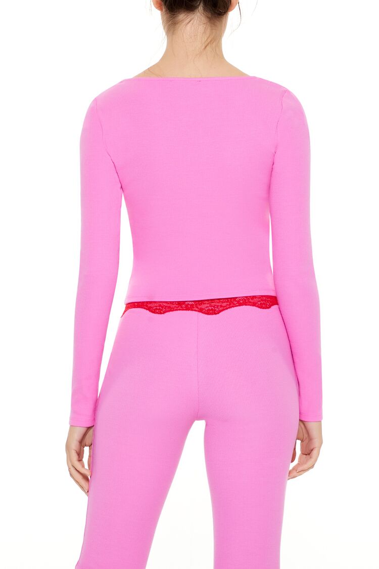 Lace-Trim Crop Top - Image 5