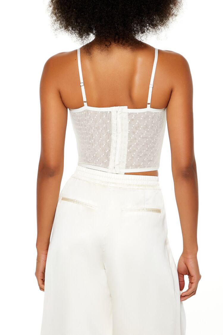 Lace Cropped Bustier Cami - Image 10