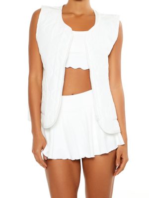 Active Quilted Zip-Up Vest