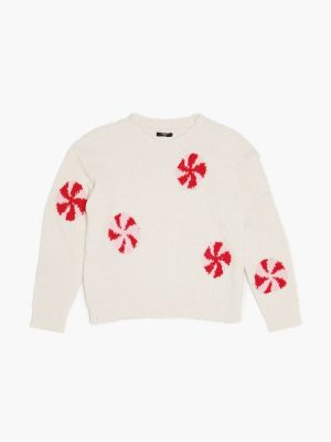 Girls Peppermint Candy Sweater (Kids)