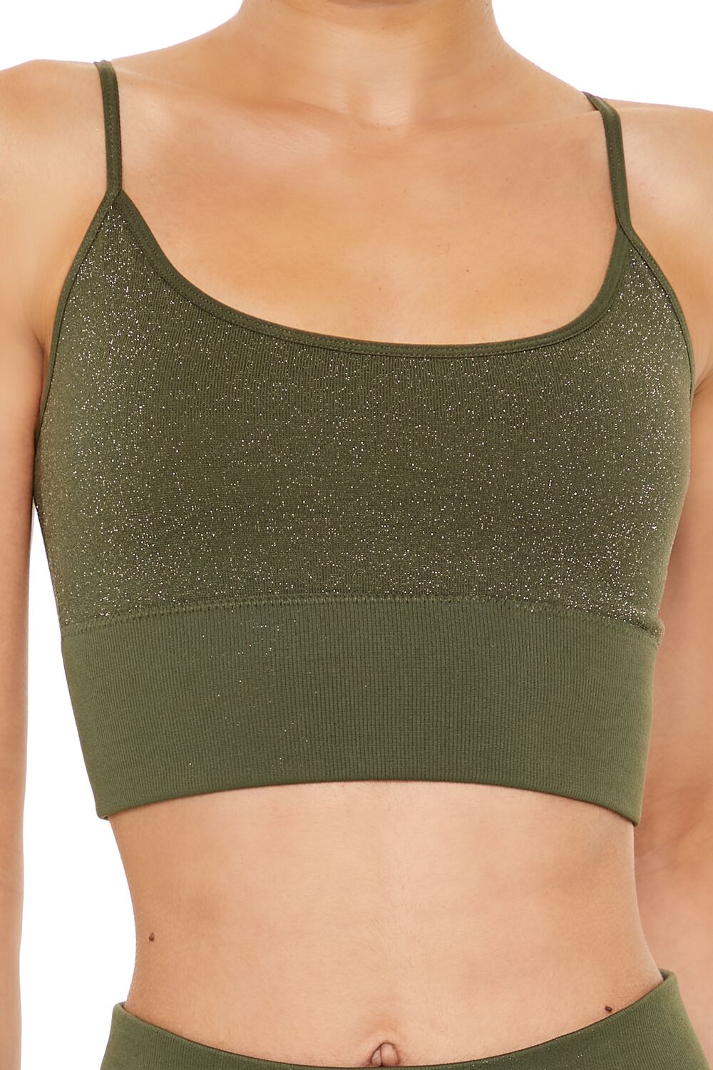 Active Seamless Glitter Sports Bra - Image 3