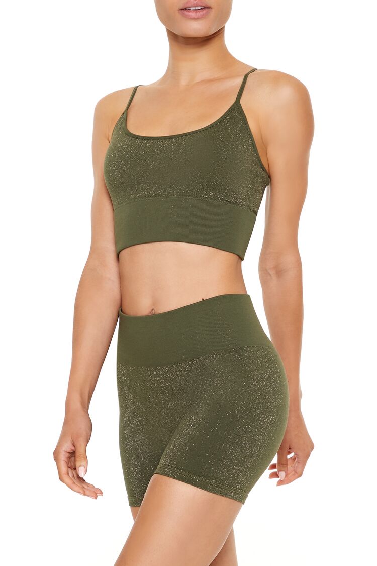 Active Seamless Glitter Sports Bra - Image 4
