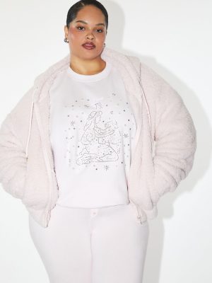 Plus Size Beaded Virgo Pullover