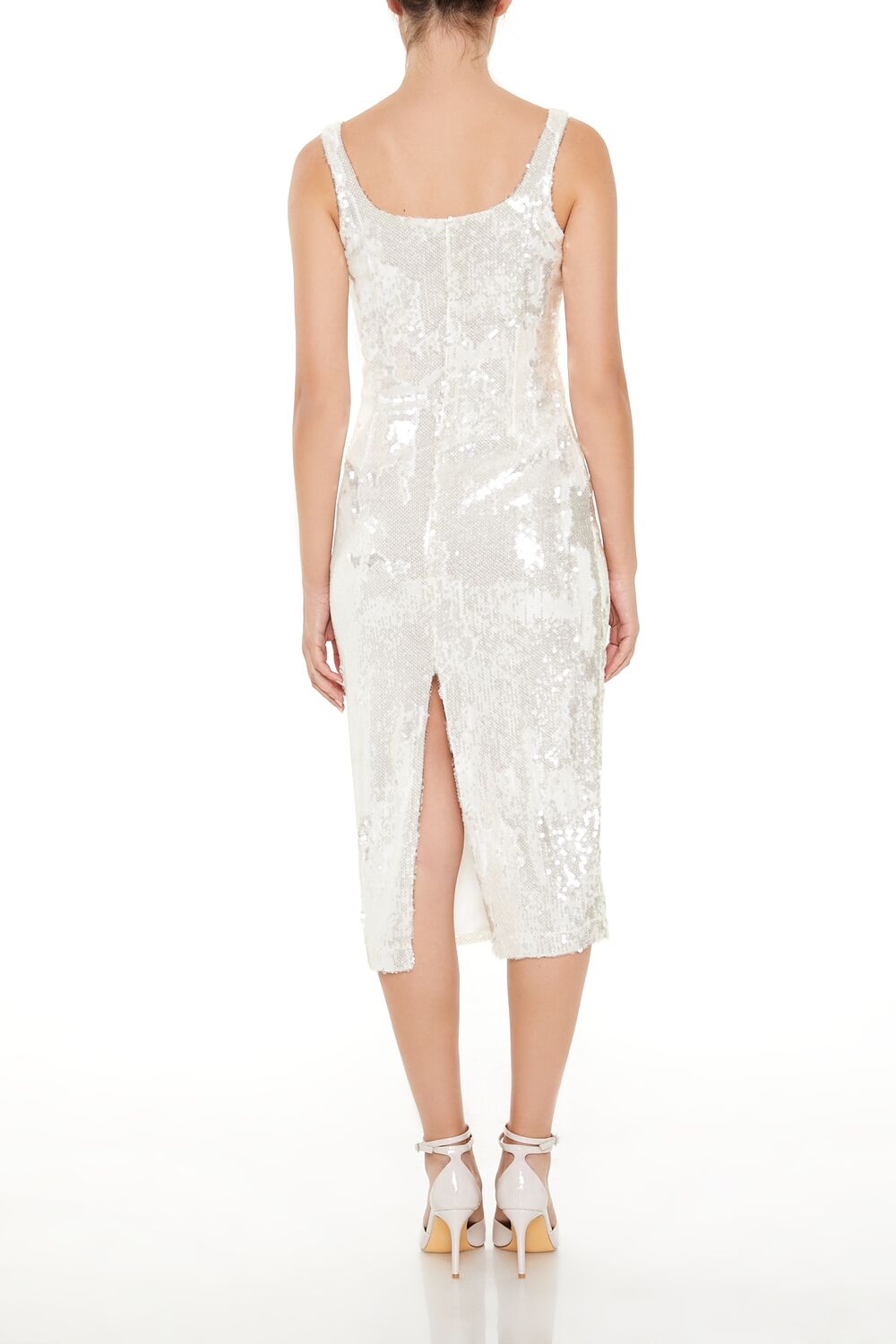 Sequin Bodycon Midi Tank Dress - Image 9