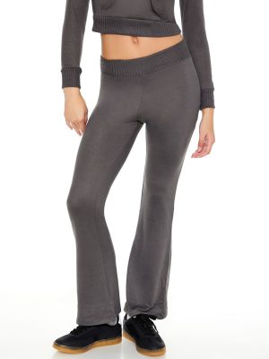 Mid-Rise Straight-Leg Pants