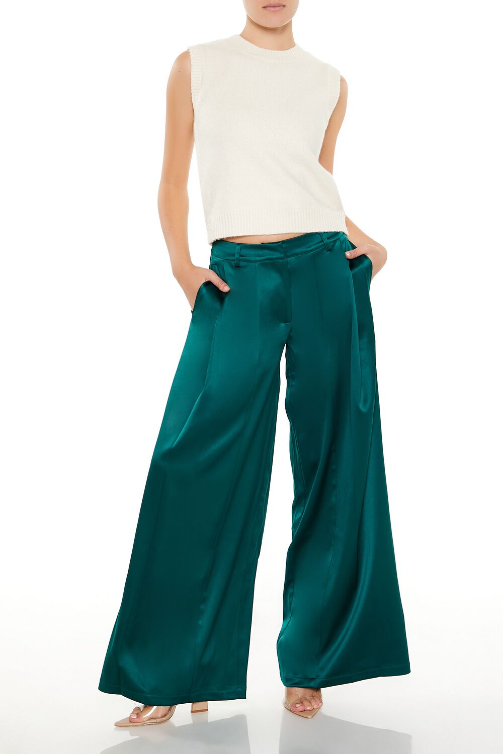 Satin Trouser Pants