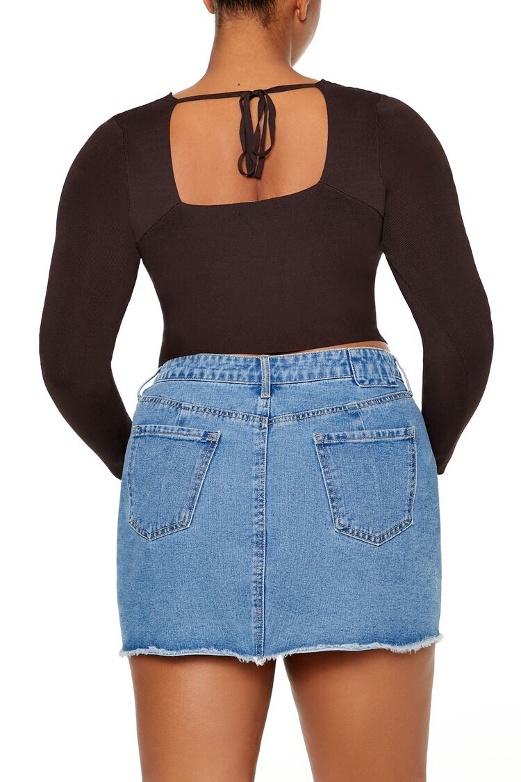 Plus Size Crossover Sweater - Image 5