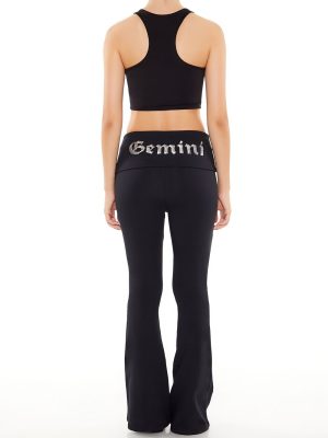 Sequin Gemini Flare Leggings