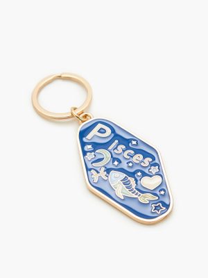 Pisces Enamel Keychain