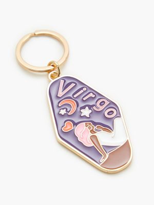 Virgo Enamel Keychain