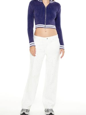 Twill Mid-Rise Pants