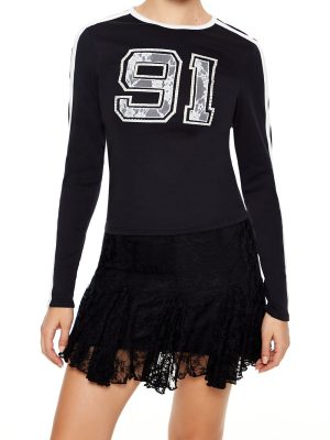 Rhinestone Lace 91 Tee