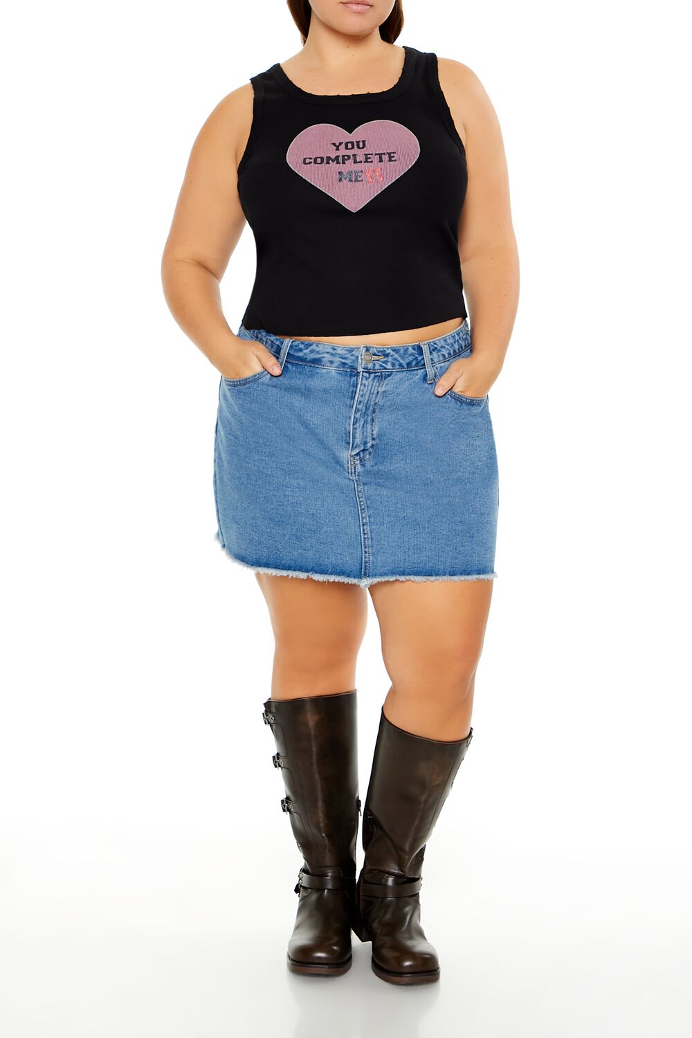 Plus Size Complete Mess Tank Top - Image 2