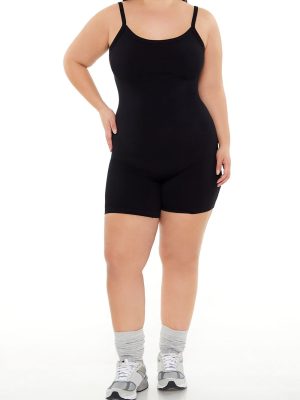 Plus Size Active Seamless Romper