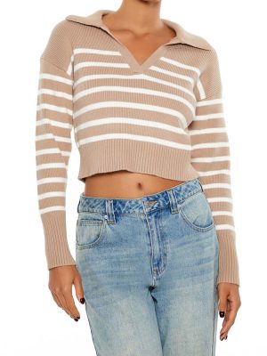 Striped Cropped Sweater