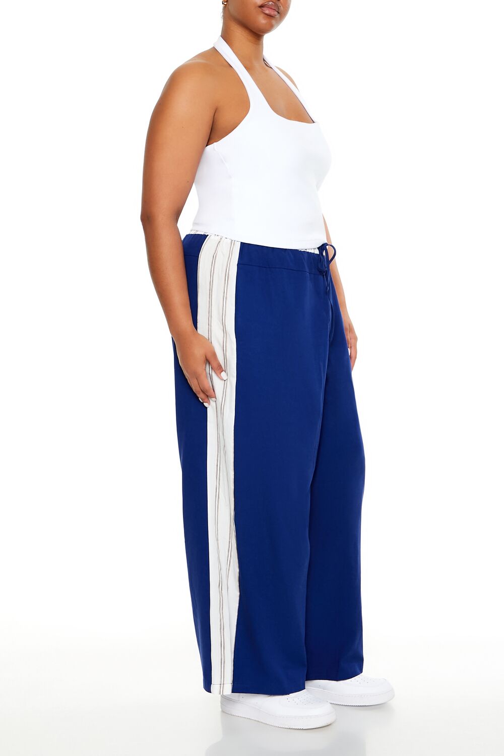 Plus Size Striped Wide-Leg Pants - Image 3