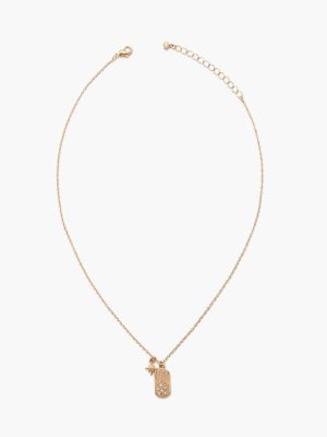 Star & Dog Tag Charm Necklace