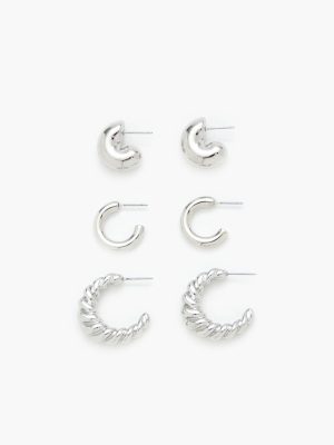 Twisted Hoop Earring Set