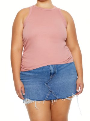 Plus Size Cotton-Blend Tank Top