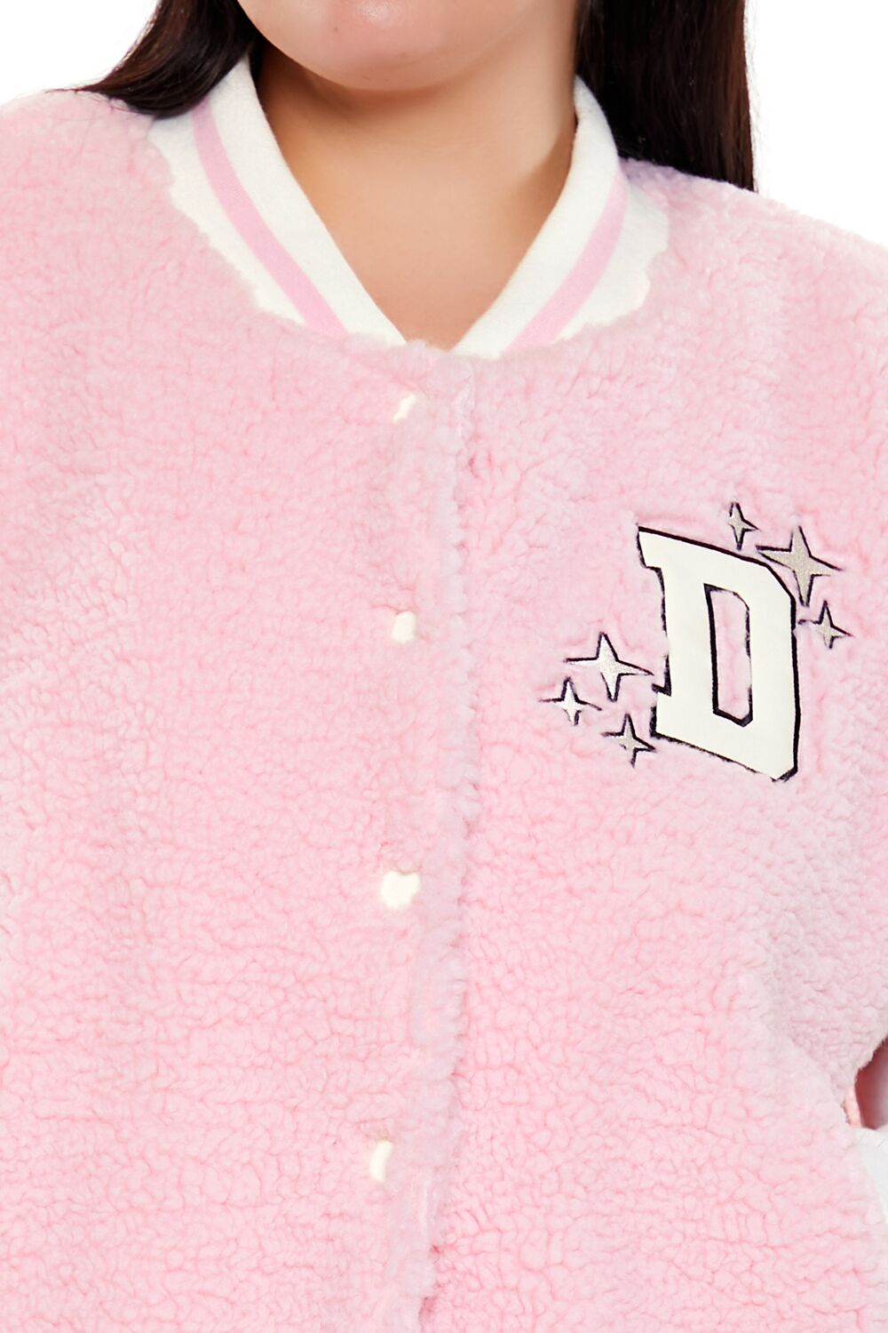 Plus Size Delusional Varsity Jacket - Image 3