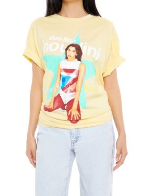 Oversized Dua Lipa Graphic Tee