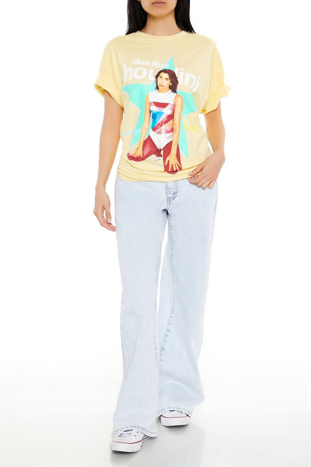 Oversized Dua Lipa Graphic Tee - Image 2