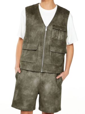 Mineral Wash Cargo Vest