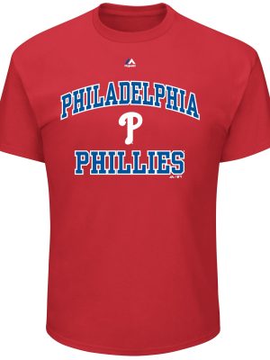 Mens Big And Tall Team Logo Short Sleeve Tee Shirt - Philadelphia Phillies