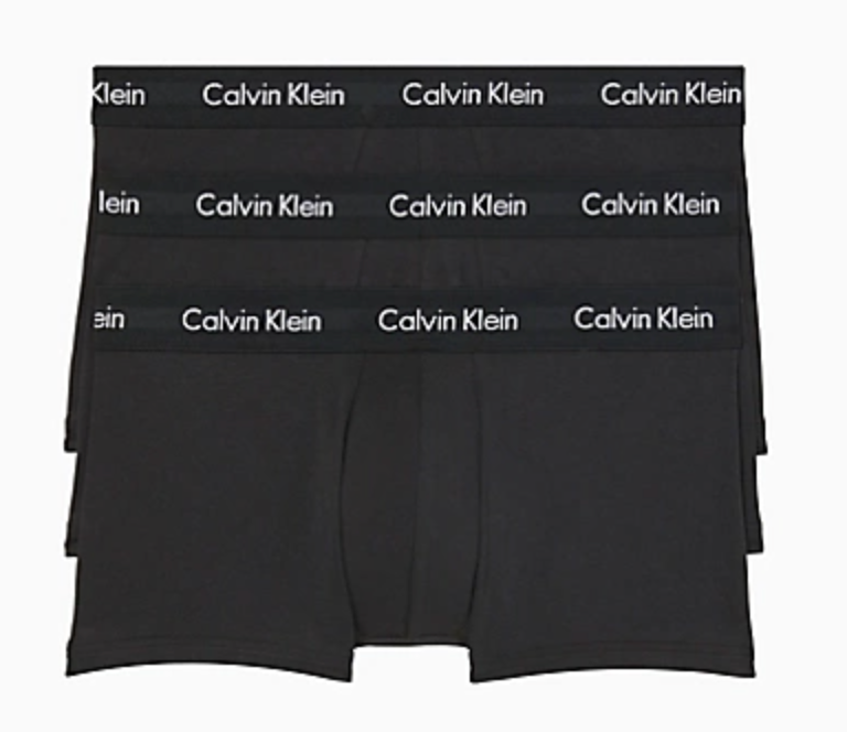 Cotton Stretch Low Rise Trunk 3 Pack - Image 2