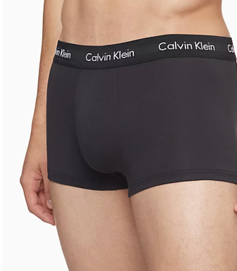 Cotton Stretch Low Rise Trunk 3 Pack - Image 3