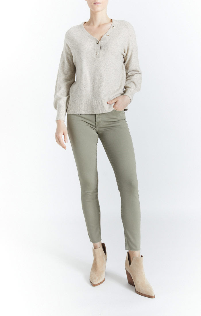 Button Neck Henley by Oat New York - Image 3